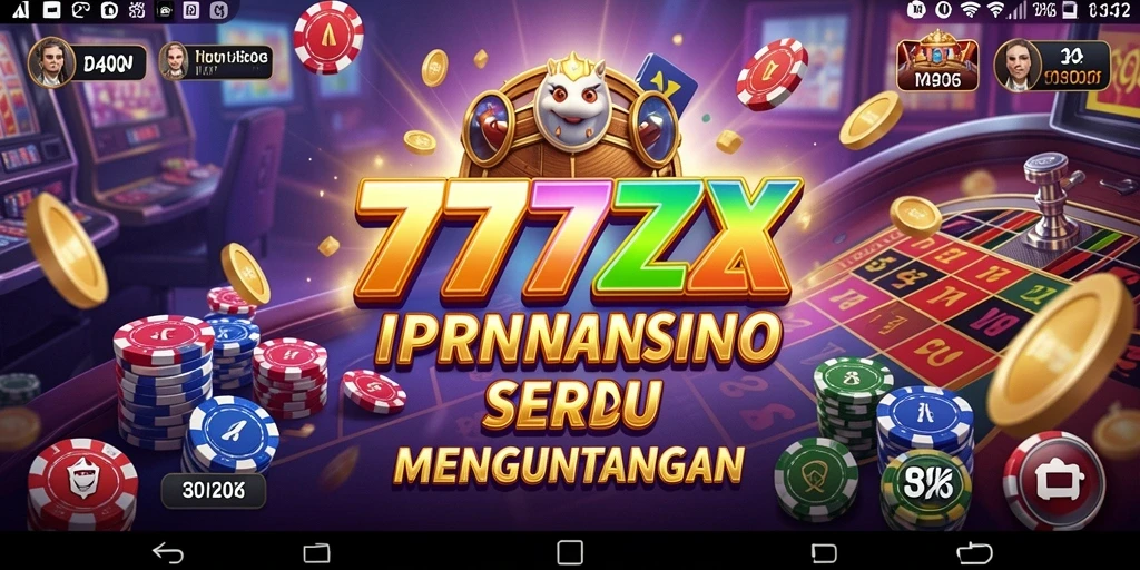 Tampilan gameplay Kasino yang menarik di 777ZX.