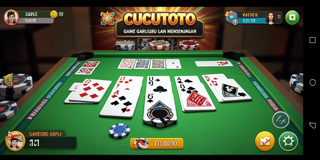 Tampilan menarik dari gameplay CUCUTOTO yang menyenangkan.