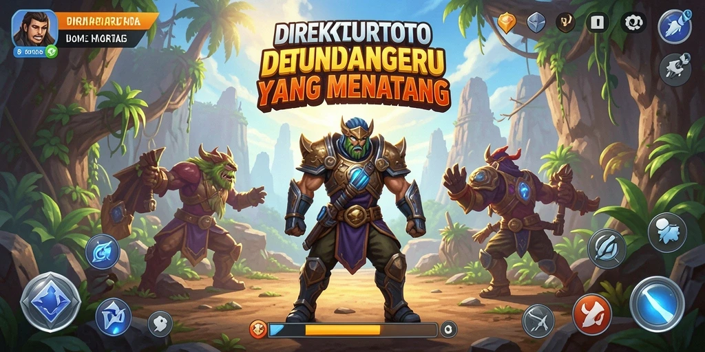Gameplay menantang dan seru dari DIREKTURTOTO dalam petualangan unik.