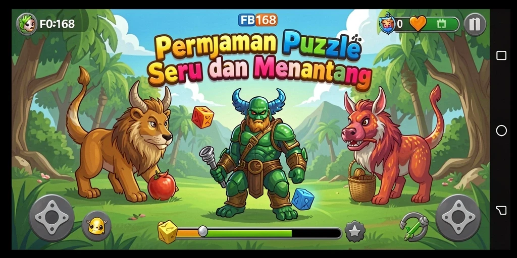 Tangkapan layar FB168 menampilkan gameplay puzzle yang menarik dan penuh tantangan.