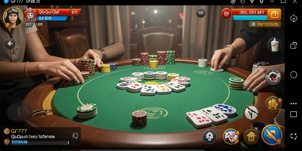 Tampilan gameplay QiuQiu yang menarik dan seru.