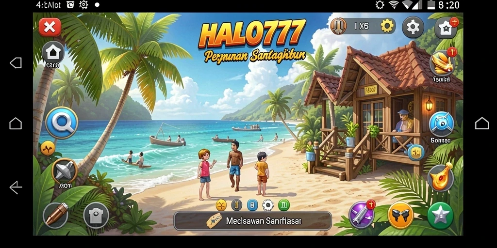 Screenshot utama HALO777 menunjukkan gameplay yang menarik dan menantang.