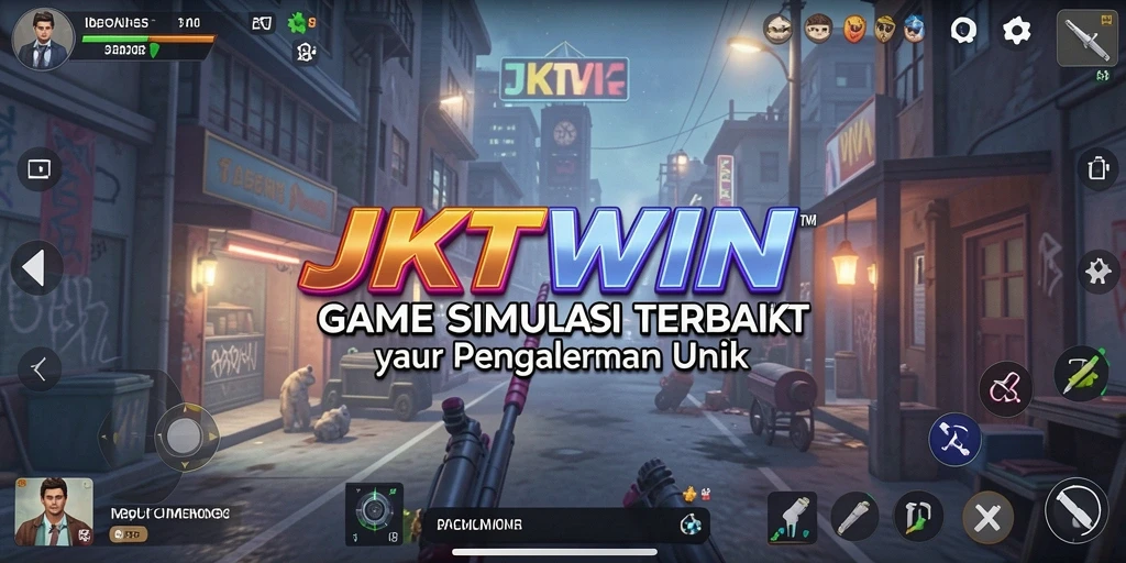 Tampilan gameplay JKTWIN yang mendalam dan interaktif.