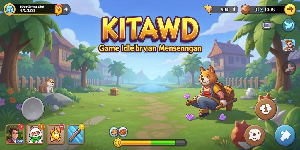 Tampilan gameplay KITAWD yang menarik dalam mode Idle.