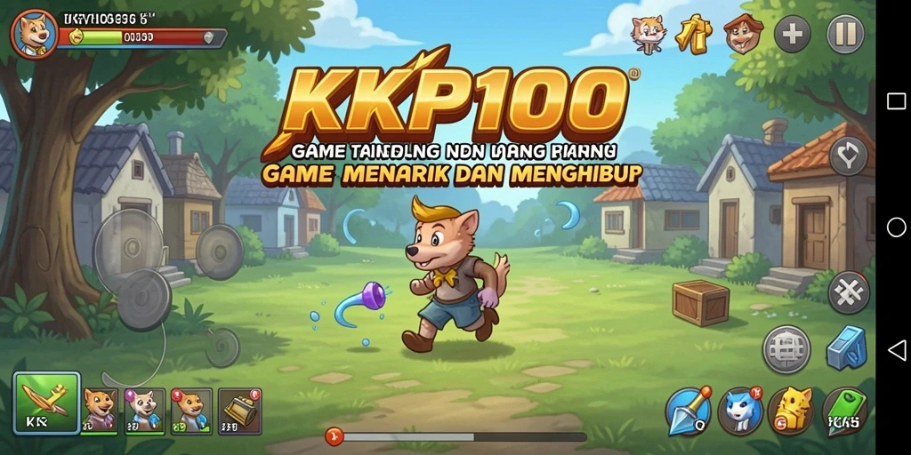 Screenshot utama KPK100 menampilkan gameplay menarik yang penuh dengan strategi Idle.