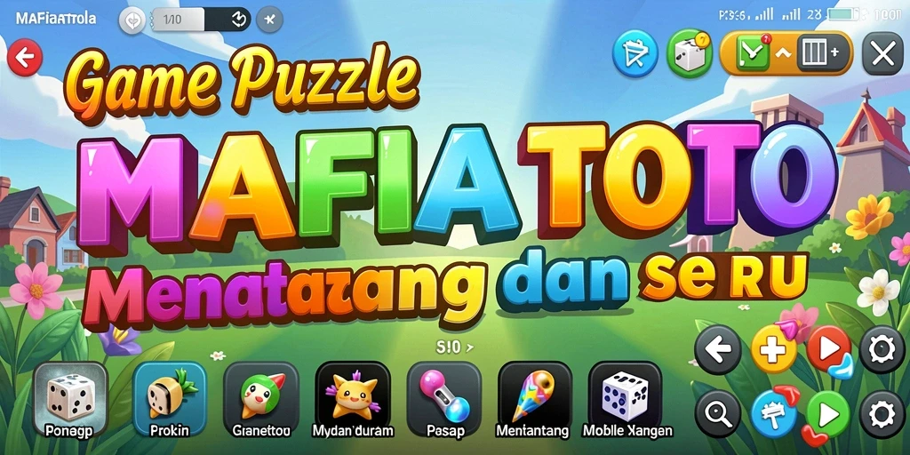 Screenshot utama MAFIATOTO menampilkan gameplay Puzzle yang seru dan menantang.