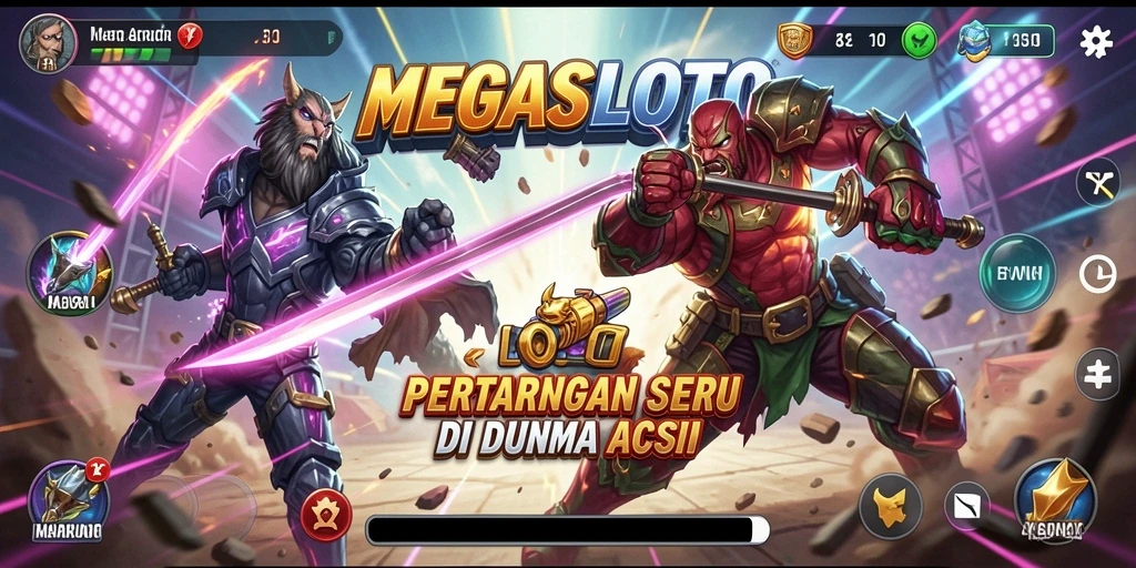 Gameplay seru dan intens dalam aksi MEGASLOTO.