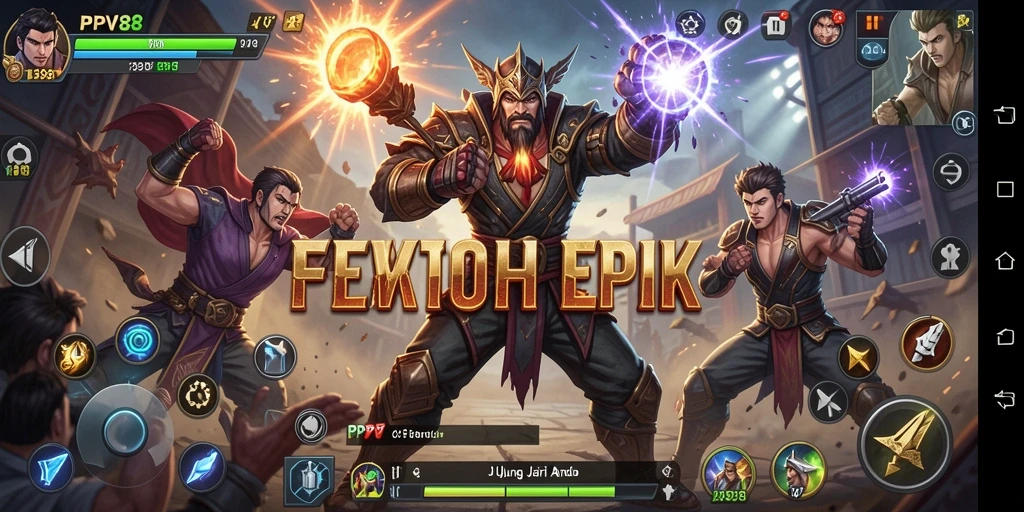 Tampilan screenshot PPV88 menampilkan aksi pertarungan yang mendebarkan.