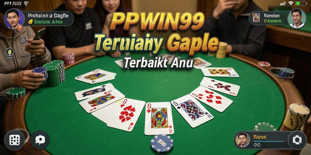 Tampilan gameplay seru Gaple di PPWIN99.