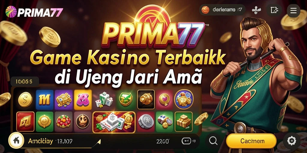 Tampilan gameplay menakjubkan di PRIMA77 saat bermain Kasino.