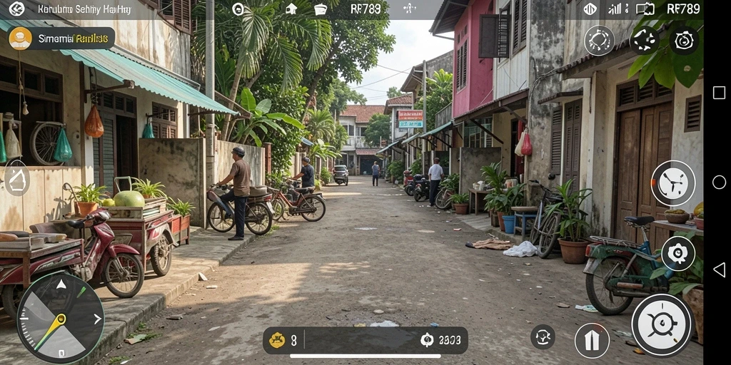 Tampilan gameplay RR789 yang realistis dan mengasyikkan.