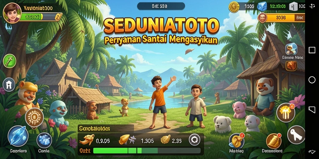 Tampilan screenshot SEDUNIATOTO dengan gameplay mengasyikkan dan penuh warna.